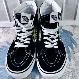 VANS -MEN/WOMENS - HI SK 8 Top PLATFORM 2.0 - POPPY CHECKERBOARD BLACK/MULTI